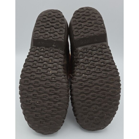 Vintage Sorel Geneva Winter Duck Boots Wool Sock Brown Rust Womens Size 7 - Picture 8 of 9